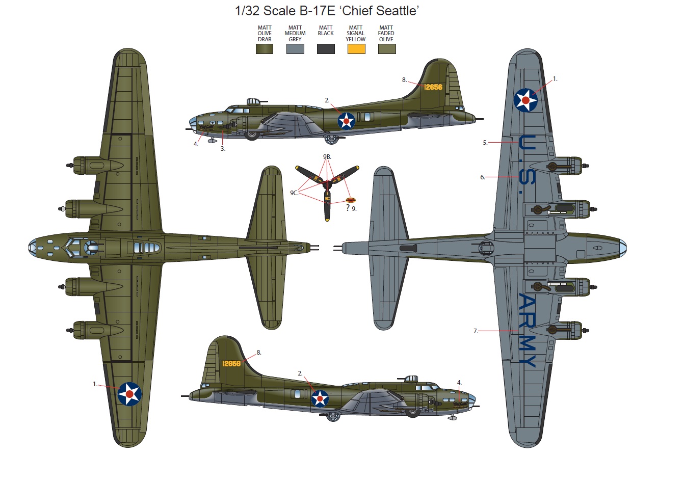 The b 17 was designed by the boeing aircraft company in response to a 1934 ...