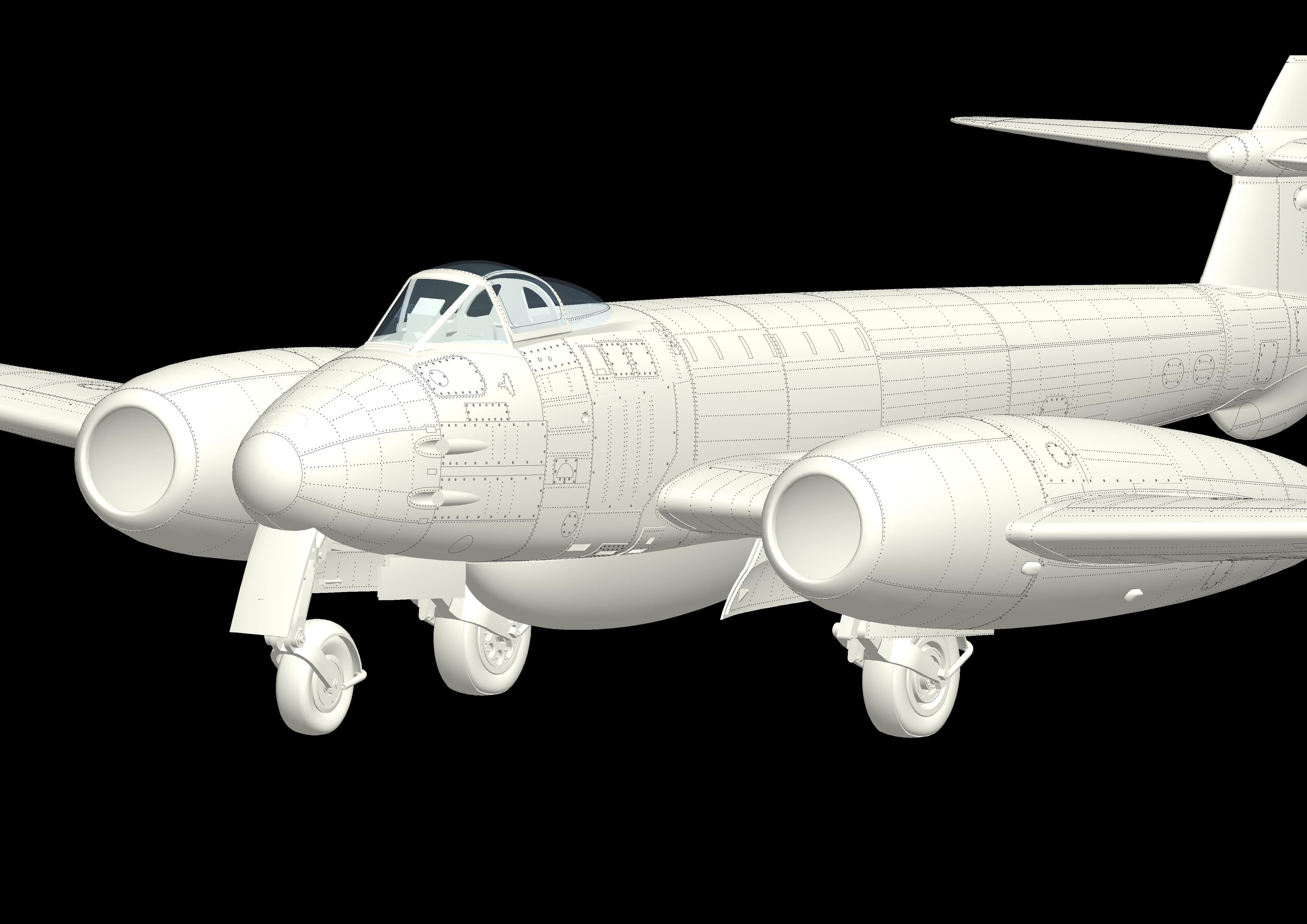 HK Models 1/32 Gloster Meteor F4 01e006 for sale online 
